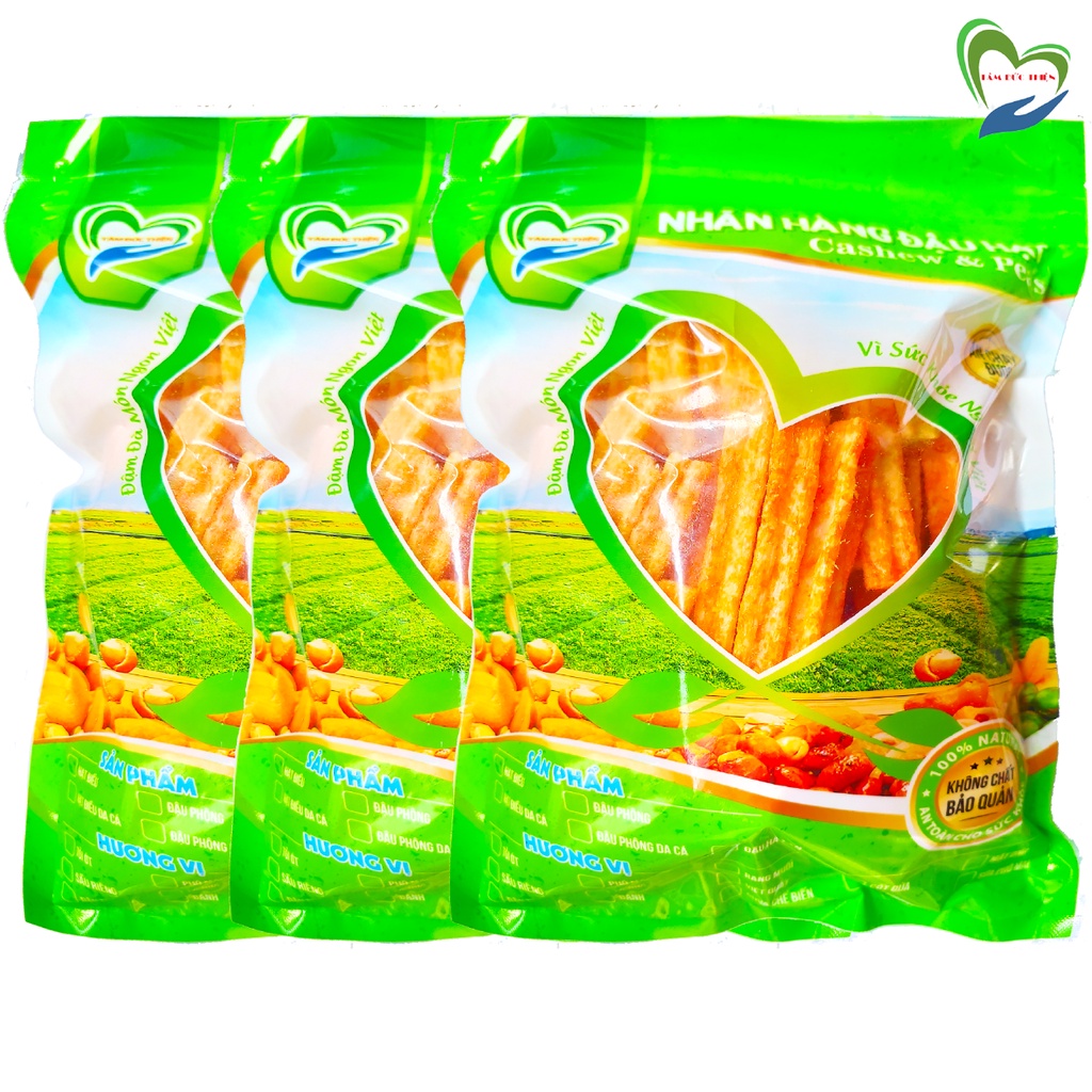 Combo 2 Túi Bánh Khoai Tây Phô Mai Que &amp; Đậu Hà Lan Túi Zip 178GR Tâm Đức Thiện
