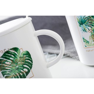 Ly Sứ Cao Cấp Tropical Leaves