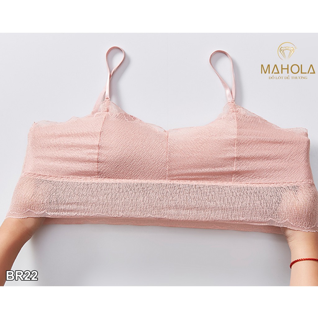 Áo bralette lưới phối ren iBasic_ Mahola _Bra22