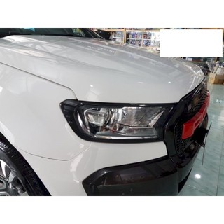 Ốp đèn pha Ford Ranger màu đen