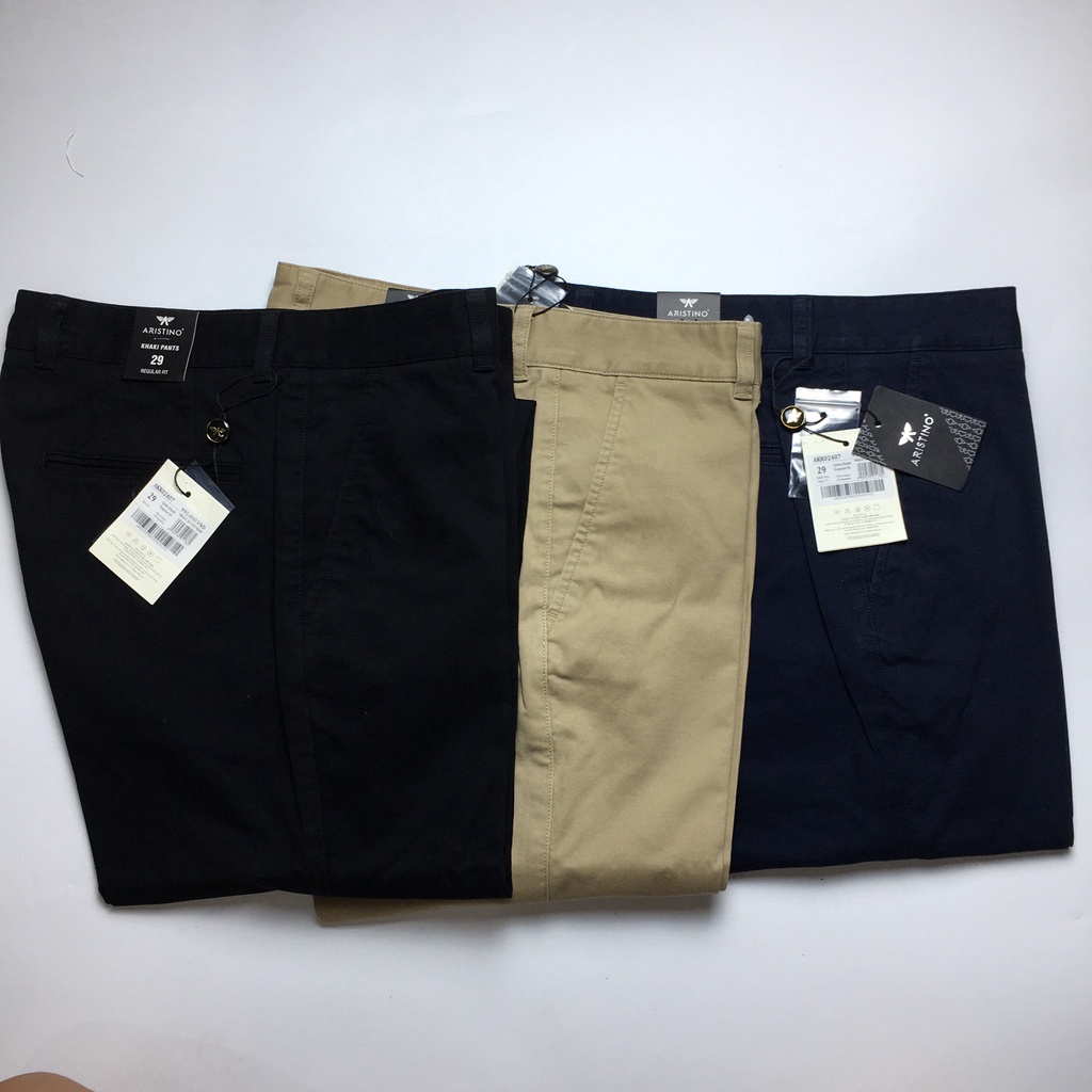 Quần kaki nam Aristino cotton cao cấp from regular AKK02407
