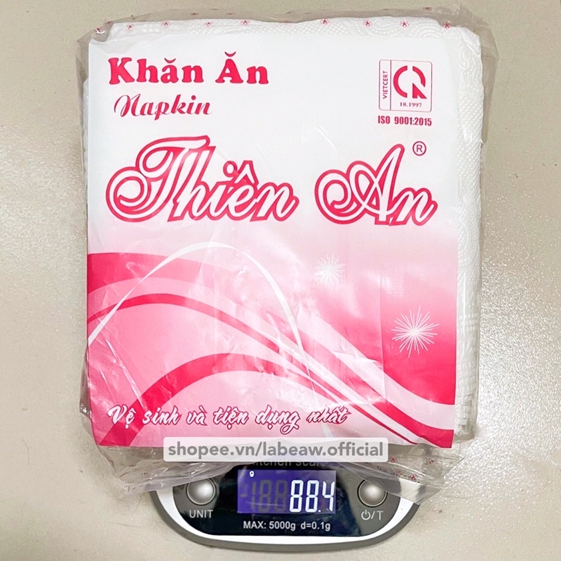 Khăn giấy ăn napkin Thiên An loại tốt 80 tờ tiết kiệm và tiện lợi