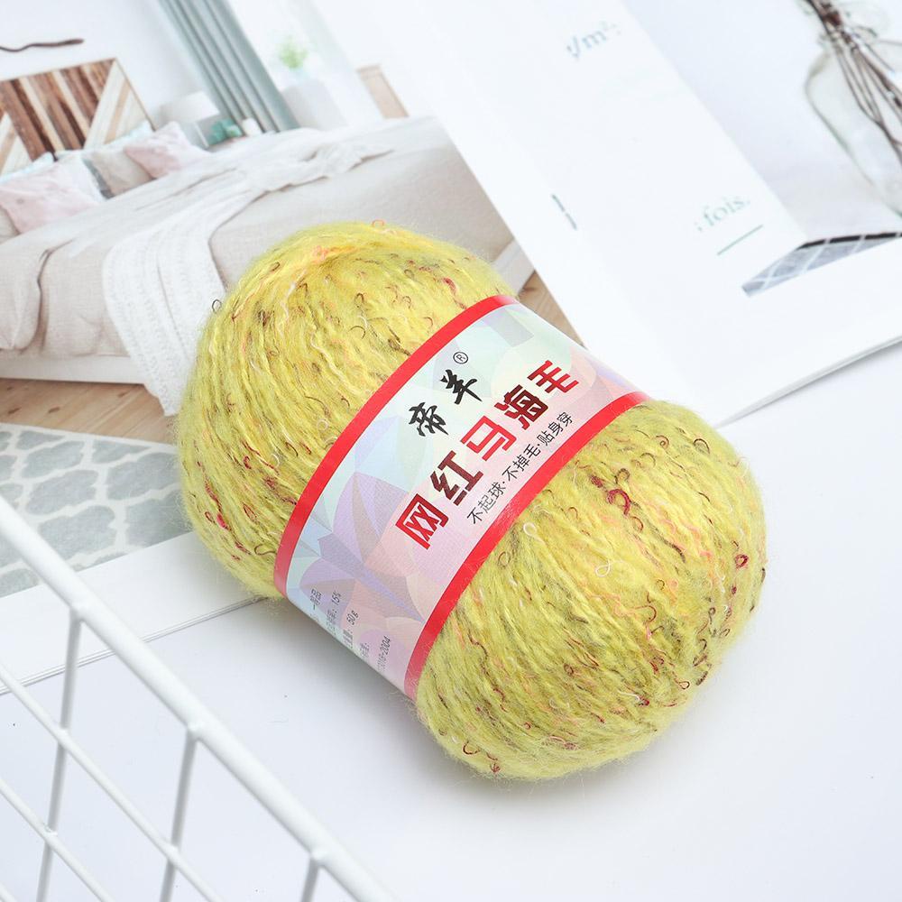 Cuộn Len Đan Móc Mềm Mại Bằng Tay