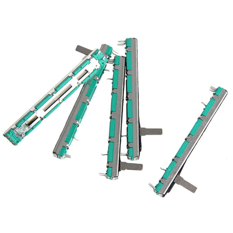 Set 5 Chiết Áp Dạng Trượt 75mm A20K / B20K / B50K Cho Behringer