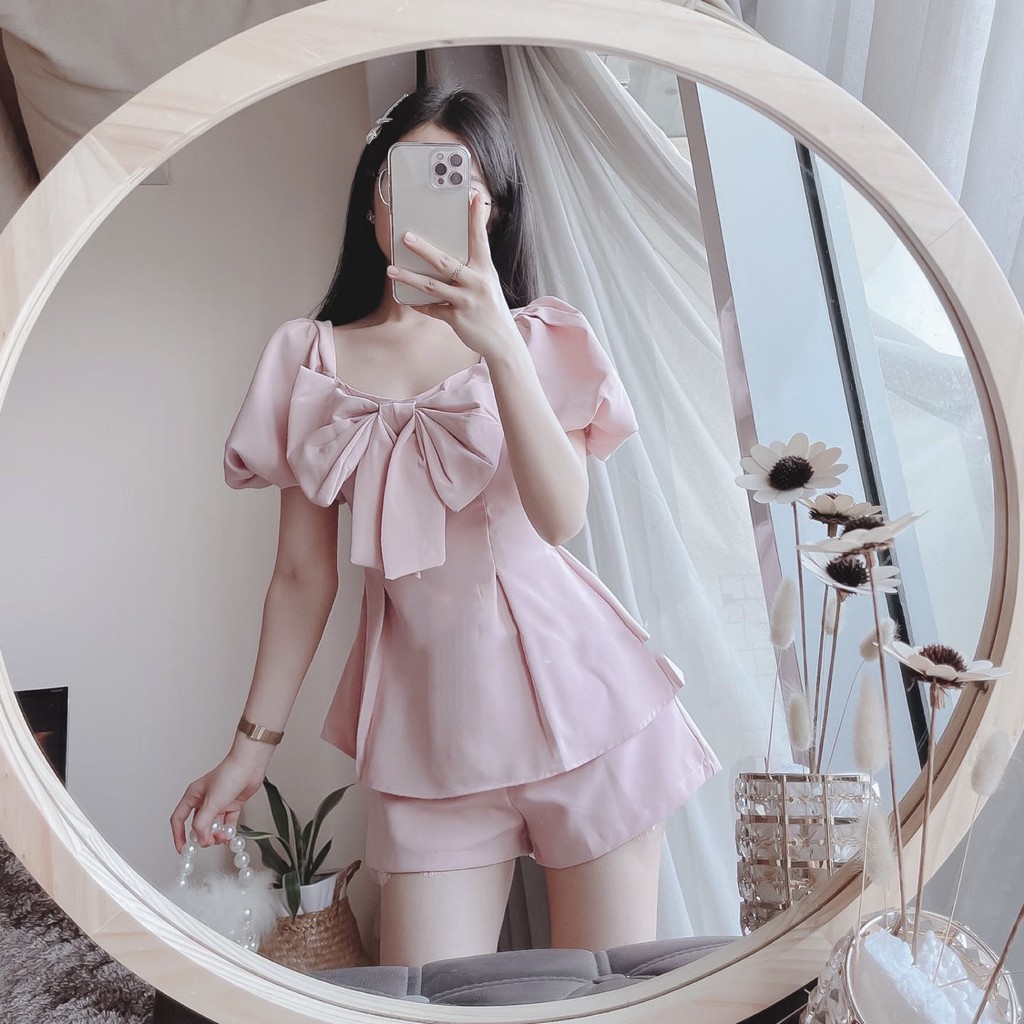 Set Bộ Đũi Nơ Phối Ren Tiểu Thư Cá Tính | BigBuy360 - bigbuy360.vn