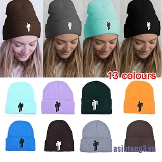 Mũ Len Beanie Thêu Chữ Billie Eilish