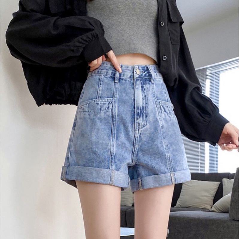 Quần  Short cạp cao - Hàng  loại  1