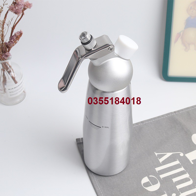 Bình xịt kem tươi Inox Cream Whipper 500ml 1000ml