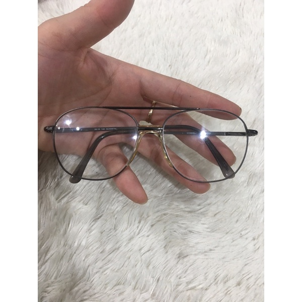 GỌNG KÍNH  LÃO HÀNG BÃI GUNMETAL Ý