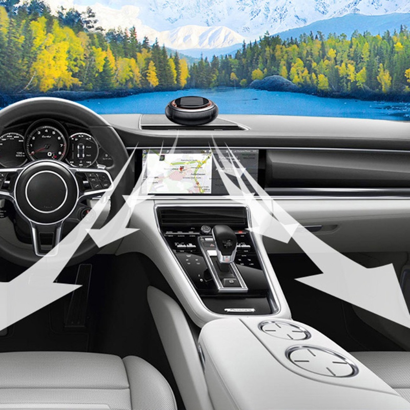 Phụ kiện khuếch tán nước hoa dùng năng lượng mặt trời dành cho xe hơi