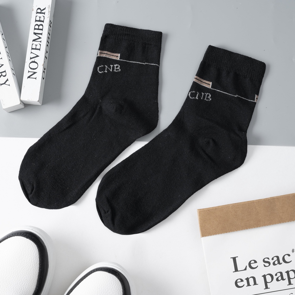 Vớ Tất cổ cao nam nữ JUN FASHION STORE Vớ nam nữ thể thao, chất cotton mềm mịn, co giãn, chống hôi và khử mùi hiệu quả