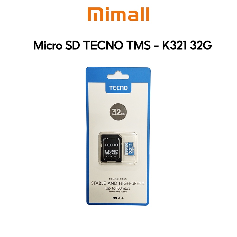 Thẻ nhớ TECNO 8GB , 16GB , 64GB