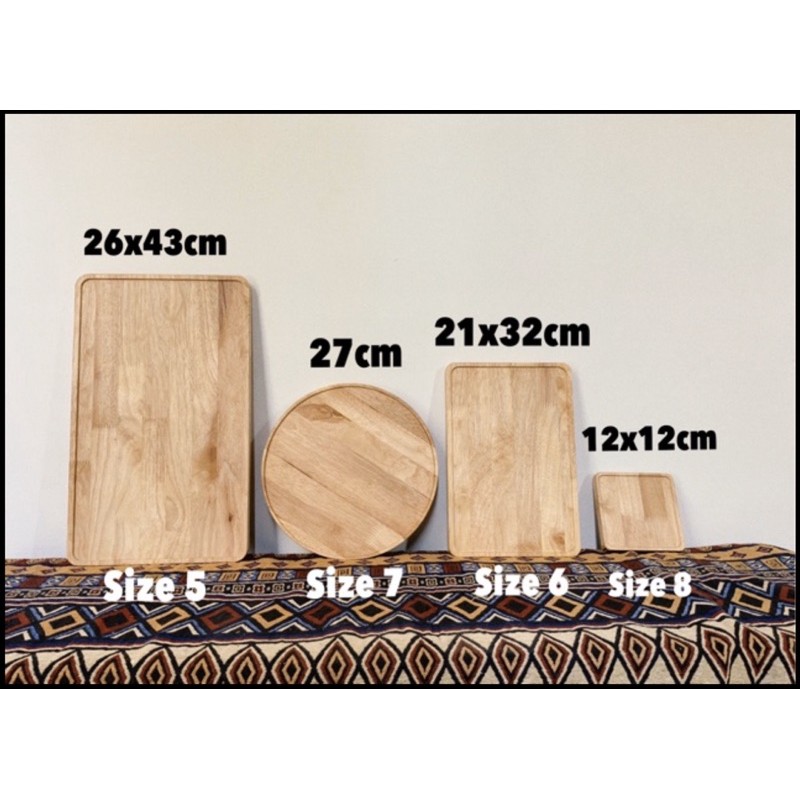 Khay gỗ decor tự nhiên