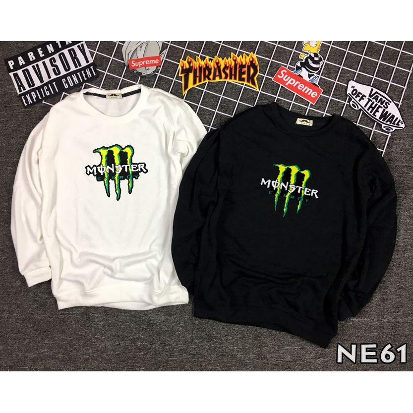 [Có VIDEO + ẢNH THẬT] Áo sweater - Áo nỉ bông tay dài UNISEX NE61 | BigBuy360 - bigbuy360.vn