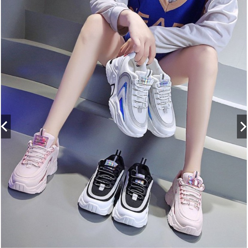 💥GIÀY THỂ THAO NỮ ĐỘN ĐẾ 5P 3 MÀU HOT BH17 | BigBuy360 - bigbuy360.vn