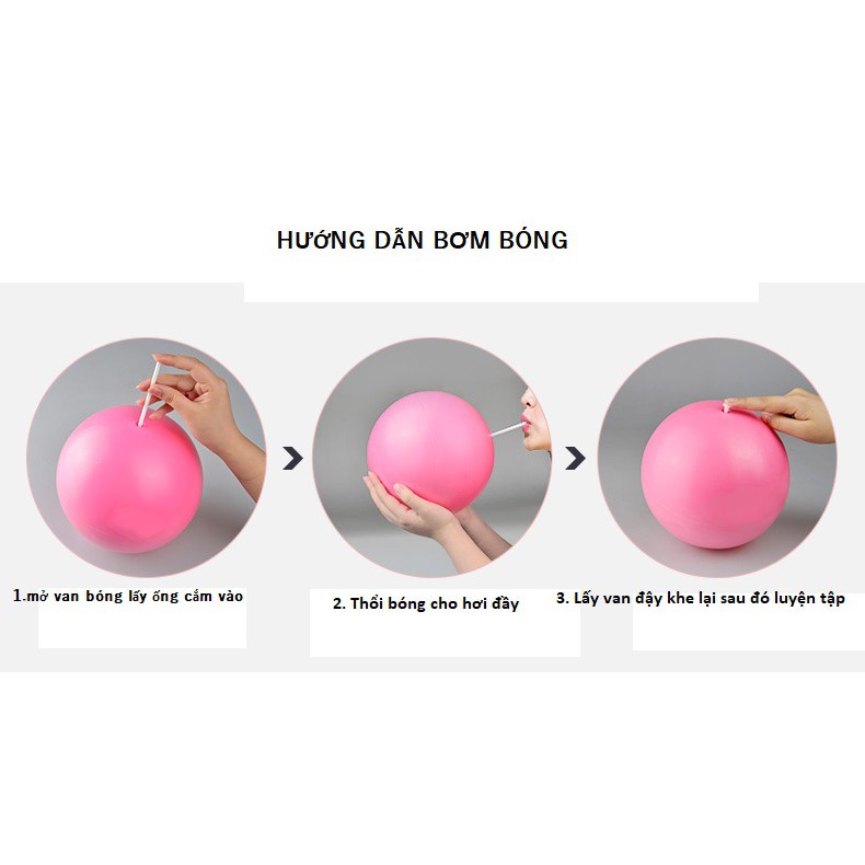 Bóng Tập Yoga Pilates, Gym , Yoga Cỡ Nhỏ 25 cm