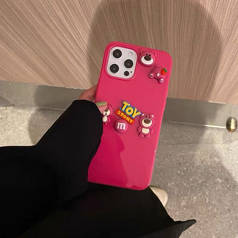 Ốp điện thoại hình gấu hoạt hình cho Iphone 12 Pro Max 12pro 12 Mini Se2020 11pro Max 11pro 11 Ix Xr Xs Max 7 8 Plus | BigBuy360 - bigbuy360.vn