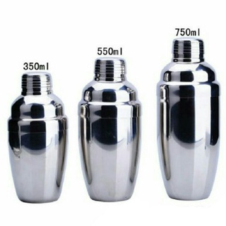 Bình lắc pha chế trà sữa trà chanh trà hoa quả cocktail inox các cỡ loại dày SS2