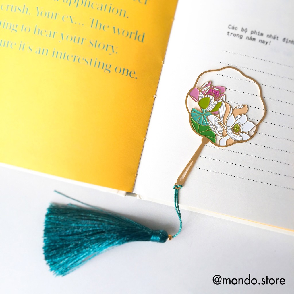 Bookmark Thẻ Đánh Dấu Sách Kim Loại Cổ Trang