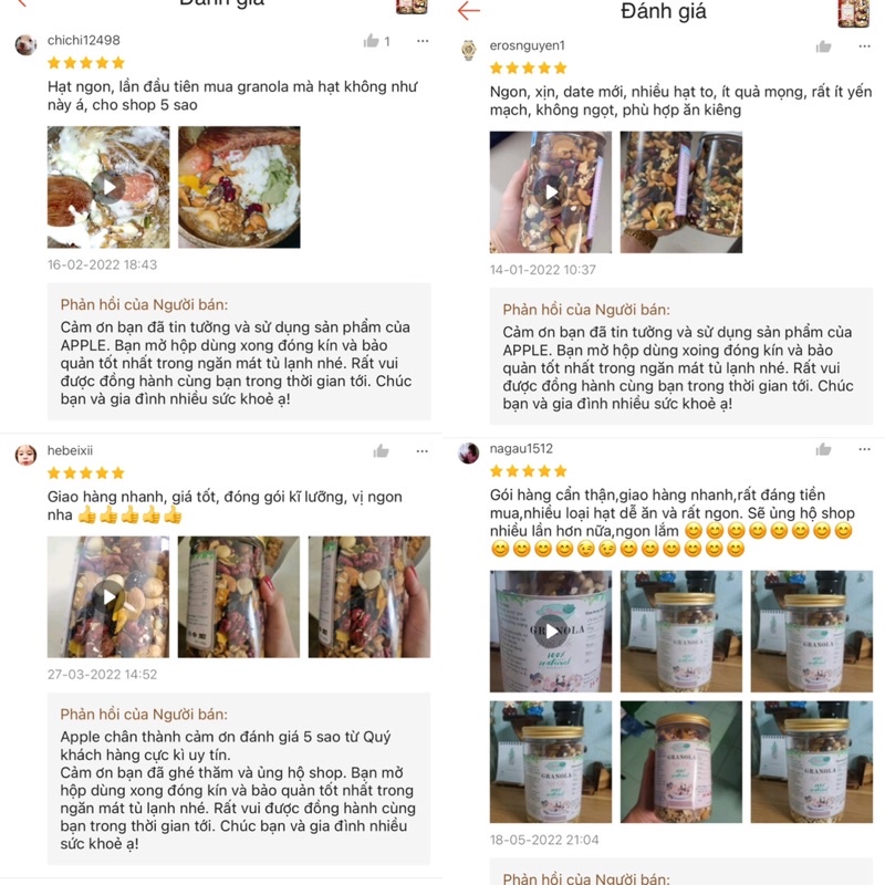 Granola Ngũ Cốc Siêu Hạt 500gr