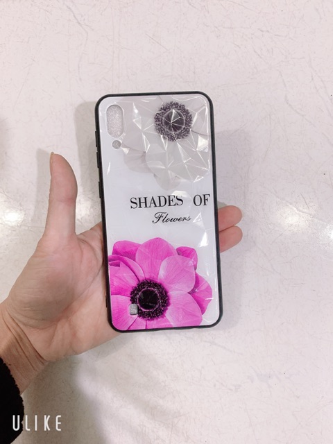 Ốp lưng sam sung A10,M10 Vân đá Hoa Hồng