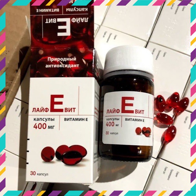 Vitamin E đỏ hàng xách tay Nga
