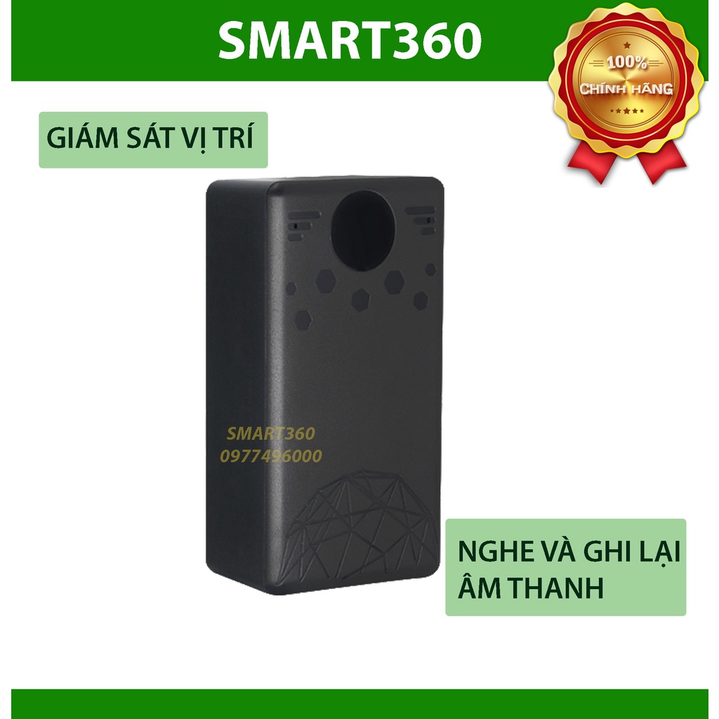 CAO CẤP - FREE SHIP ĐỊNH VỊ GHI ÂM dùng Pin sạc 8-10 ngày Liên tục