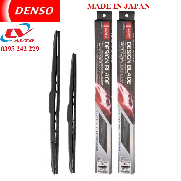 Chổi gạt mưa ô tô DENSO thân mềm 3 khúc - Chính hãng Japan