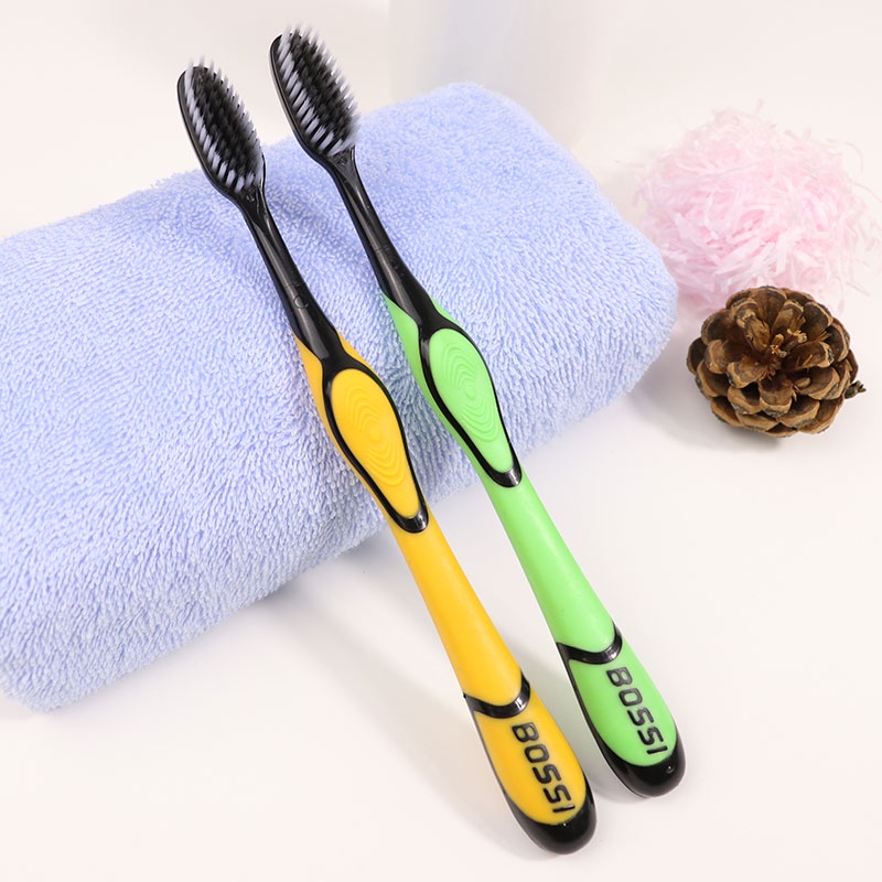 Bàn chải đánh răng, bàn chải than tre hoạt tính Bossi Hàn Quốc - an toàn tuyệt đối cho sức khỏe (BCB03)