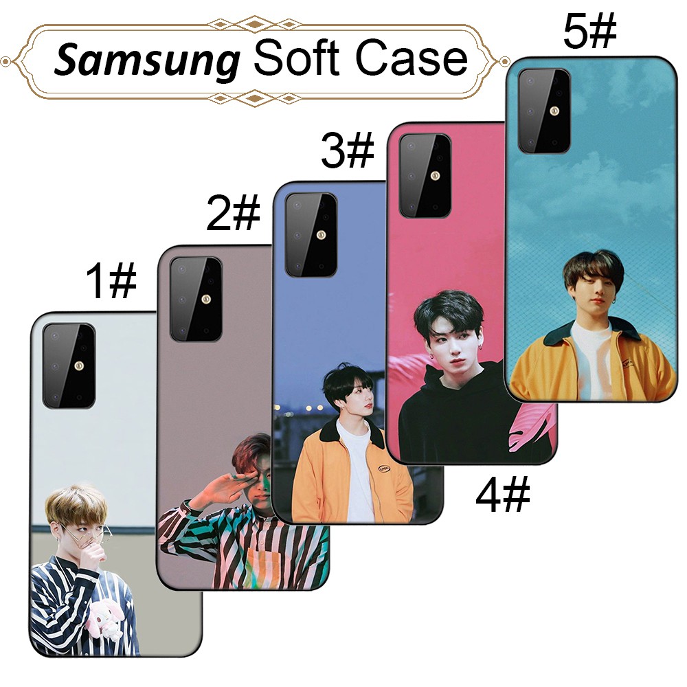 Ốp điện thoại mềm in hình jungkook 1048 cho Samsung Galaxy A9 A8 A7 A6 Plus A6+ 2018 A5 A3 2017 2016