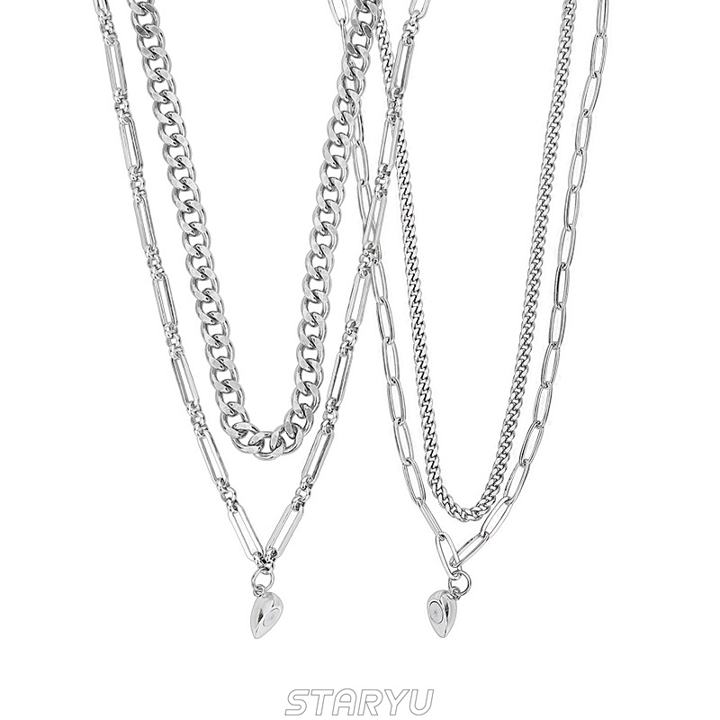 Vòng cổ Thép Titan Nam Châm Cho Cặp Đôi