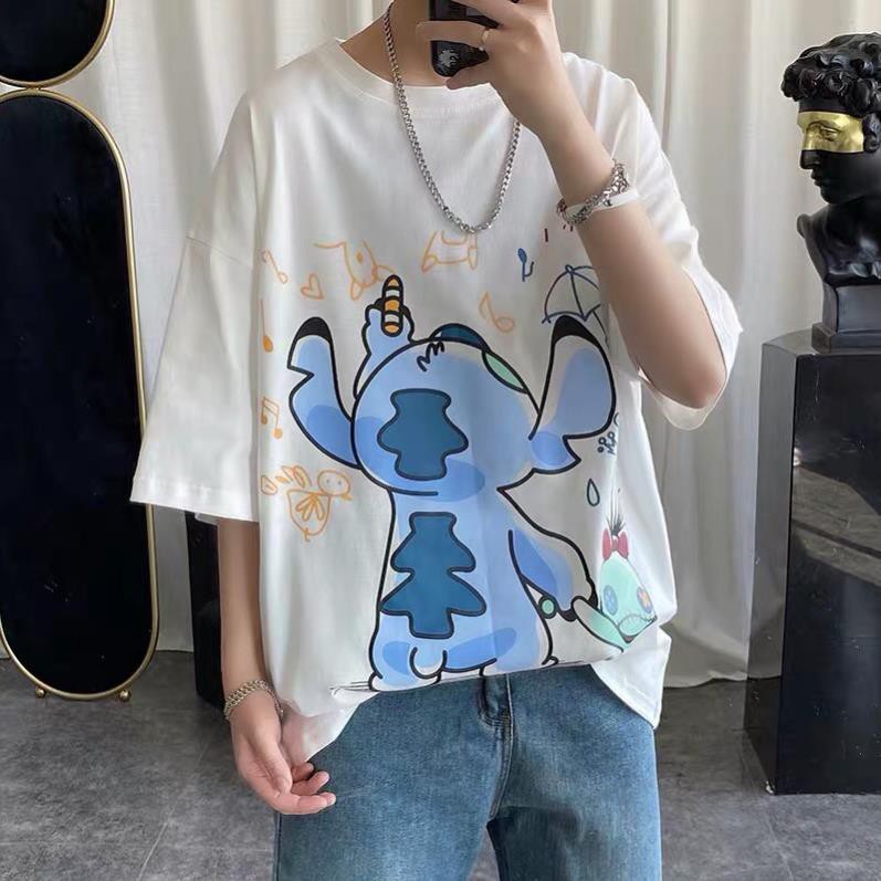 Áo thun tay lỡ unisex form rộng Kaws VẼ TRANH nam nữ phong cách ulzzang Wind , '