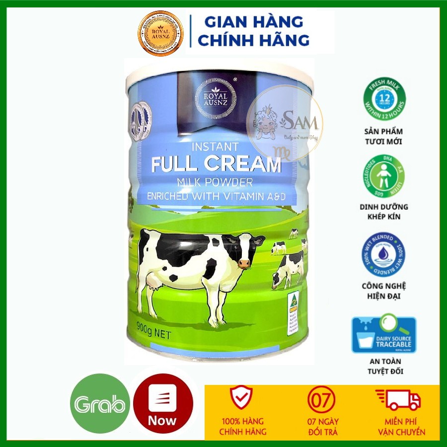 Sữa Hoàng Gia Úc Royal Ausnz Vitamin A&D Full Cream Dành Cho Trẻ Từ 3 Tuổi Trở Lên 900gr