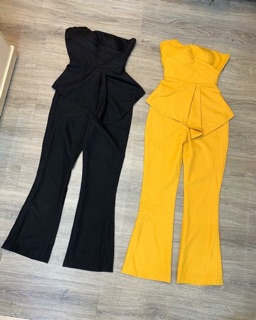 Set áo cúp phối quần suông (loe)
