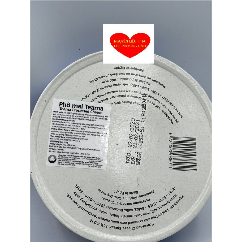 PHÔ MAI TEAMA HỘP 8 MIẾNG HỘP 120G | BigBuy360 - bigbuy360.vn