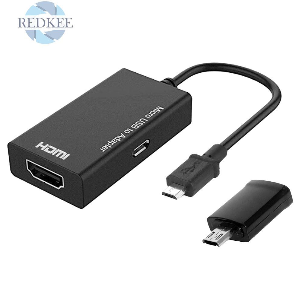 Cáp Chuyển Đổi Từ Redkee Micro Usb Sang Hdmi 1080p 5pin Sang 11pin Cho Hdtv