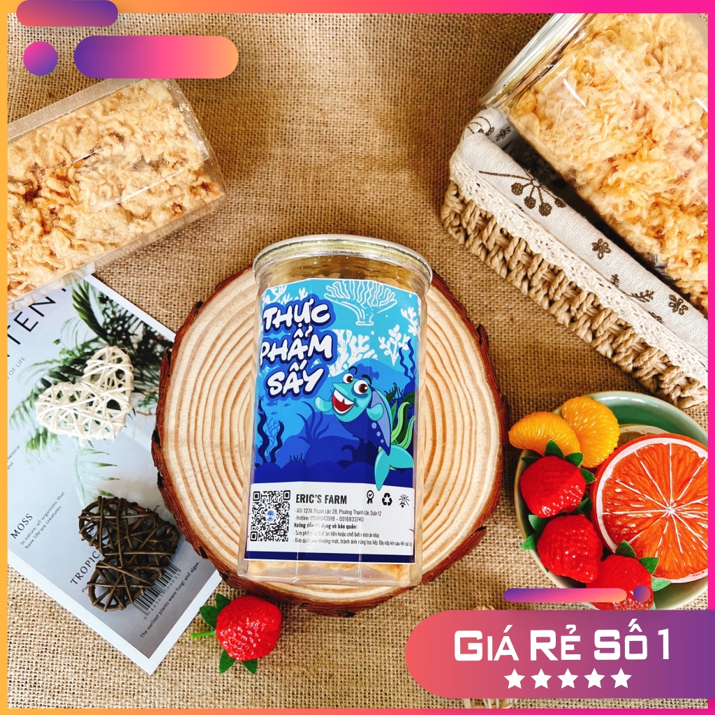 Chà bông heo xù Eric's Food 1KG, nguyên chất, thơm ngon, dùng để làm bánh, ăn vặt giá rẻ