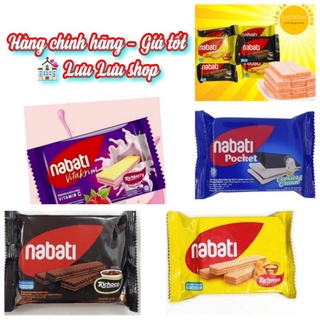 Bánh xốp Nabati vị phomai/ trà xanh / phomai đen/ oreo /việt quất
