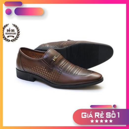 [Sale 3/3] (Hàng Cao Cấp) Giày Âu Lười Loafer Classic Chất Da Thật Sale 11 -op1 " _ ?