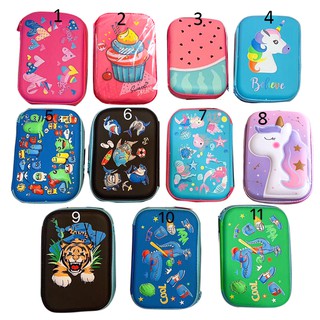 hộp bút chì 3D cho trẻ em   trường hợp lớn bút chì dây kéo