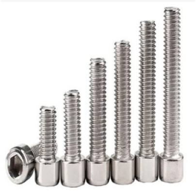 [20 cái] Ốc lục giác chìm 6ly, bulong (bu lông) inox 201 M6, vít chốt dài 12mm, 20mm, 30mm, 40mm