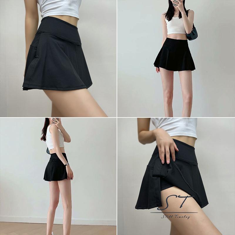 Chân Váy Tennis Lưng Cao Màu Trơn CY03- Thời Trang Nữ