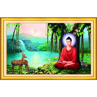 Tranh đính đá Phật tổ VS123 (97*60cm), DF2333 (59*80cm) - tự đính