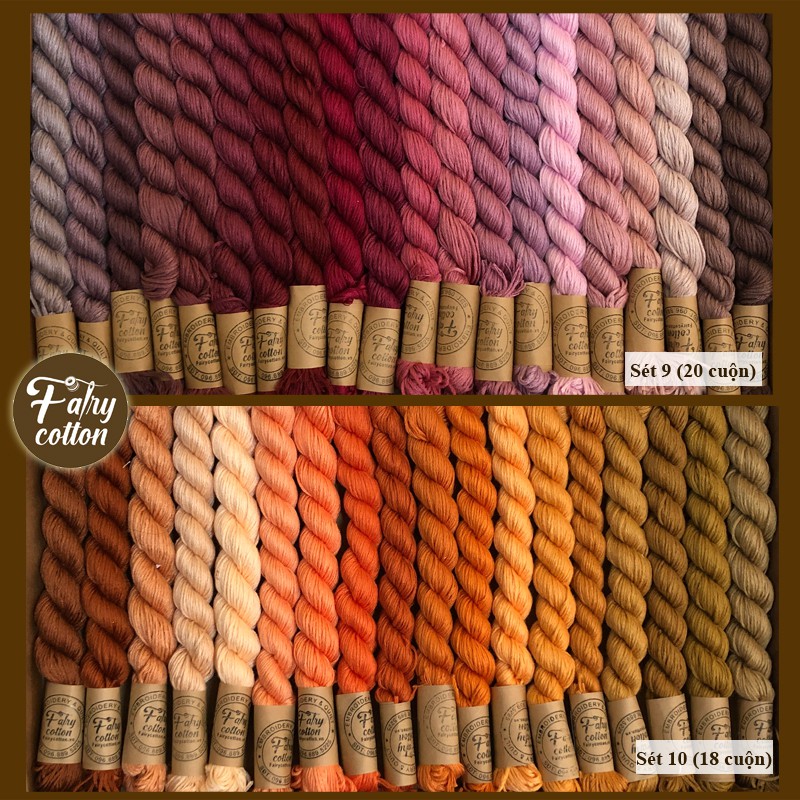 Chỉ thêu tay Fairycotton