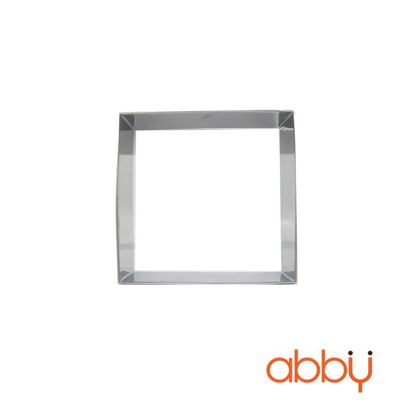 Khuôn ring mousse inox vuông 16cm