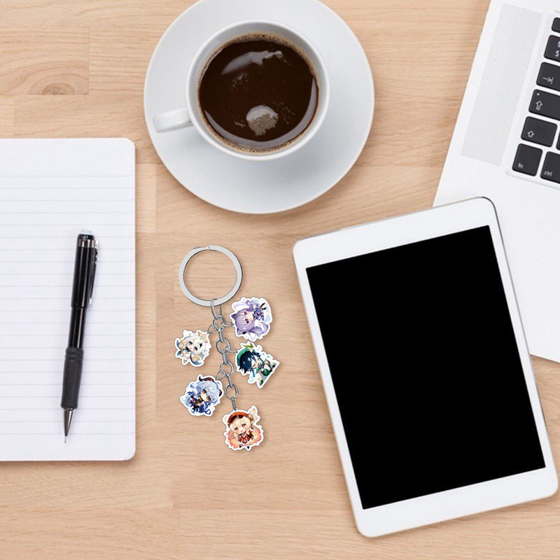 Tmdbyx Móc Khóa Acrylic Họa Tiết Hoạt Hình Dễ Thương