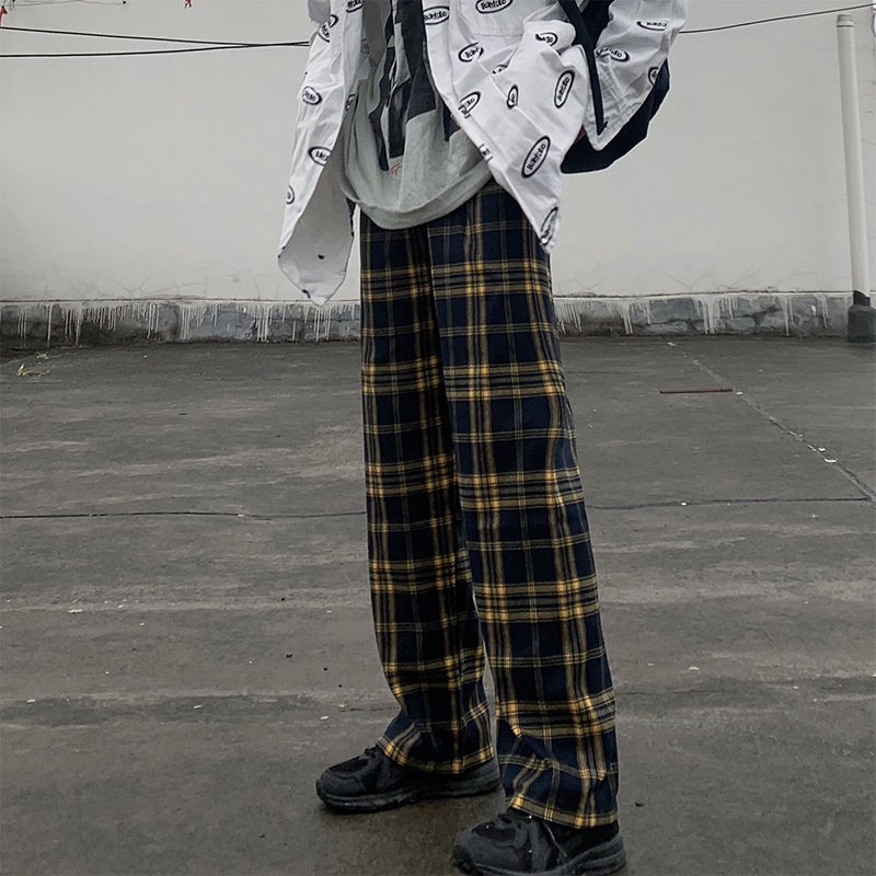 Quần Dài Ống Rộng Sọc Ca Rô Thời Trang Vintage 228818 | BigBuy360 - bigbuy360.vn