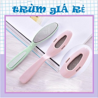 [TRùm Giá Rẻ] Cây Chà Gót Chân 2 in 1, Bàn Chải Kim Loại, Dụng Cụ Chà Gót, Cây Chà Gót Chân Tẩy Tế Bào Chết 2in1