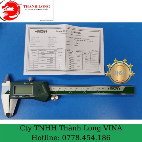 [Hàng order] Insize 1108-150 thước cặp, thước kẹp điện tử 150 mm