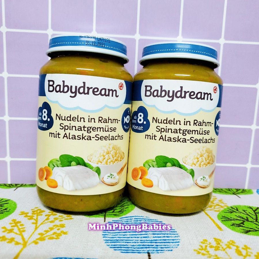 [Mặn - Ngọt 8m] Hũ Dinh Dưỡng Babydream Hữu Cơ 8m